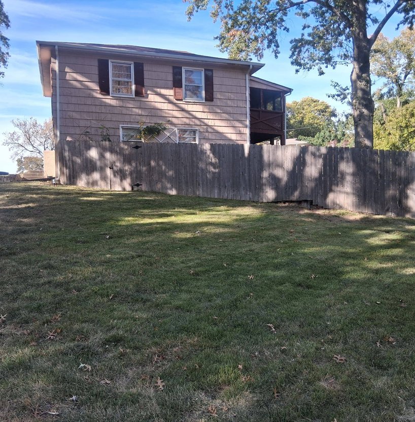 backyard lawn maintenance