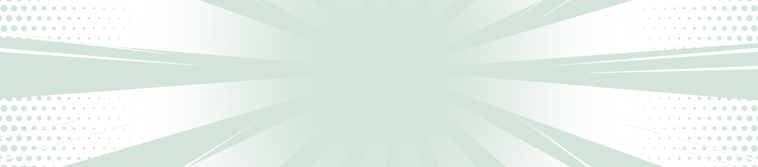 green radial burst background