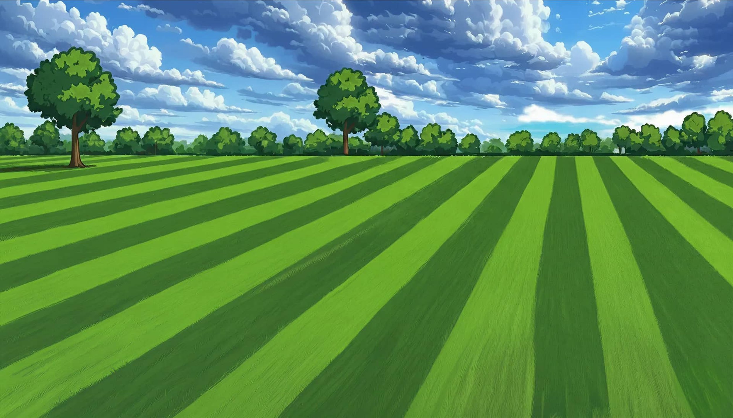 green lawn background